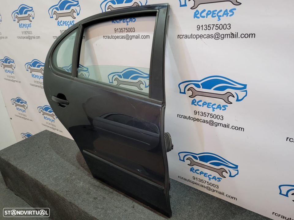 PORTA TRASEIRA TRÁS DIREITA SEAT LEON 1M FECHO ELEVADOR MOTOR PUXADOR VIDRO - 4