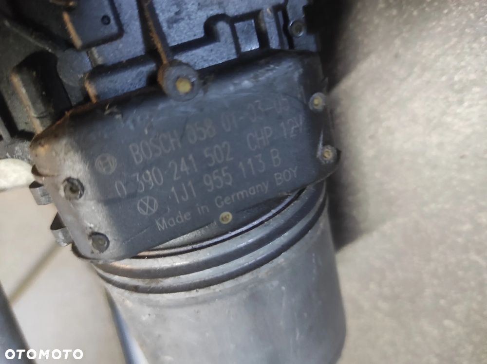 MECHANIZM PRZEDNIEJ WYCIERACZKI WYCIERACZEK 1J1955113B 1J0955325A VW GOLF 4 SPRAWNE GWARANCJA  WYSYŁKA !!! - 2