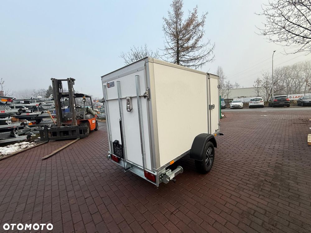 Saris Przyczepa kontener Saris VAN BODY 256x134x150 1300kg 1 oś furgon rampa - 2
