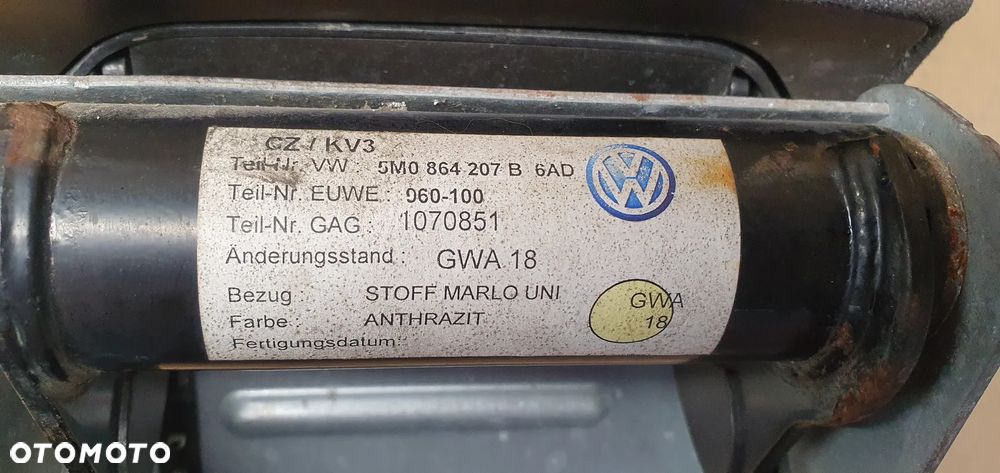 Podłokietnik środkowy VW Golf V 5M0864207B - 7