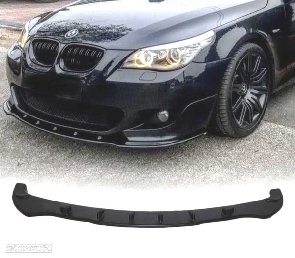 SPOILER LIP DIANTEIRO BMW E60 E61 PRETO