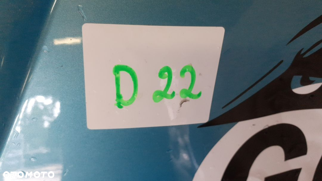 * ZDERZAK TYŁ TYLNY OPEL CORSA D Z21Z BŁĘKITNY BŁĘKIT 3D 3 DRZWI - 2