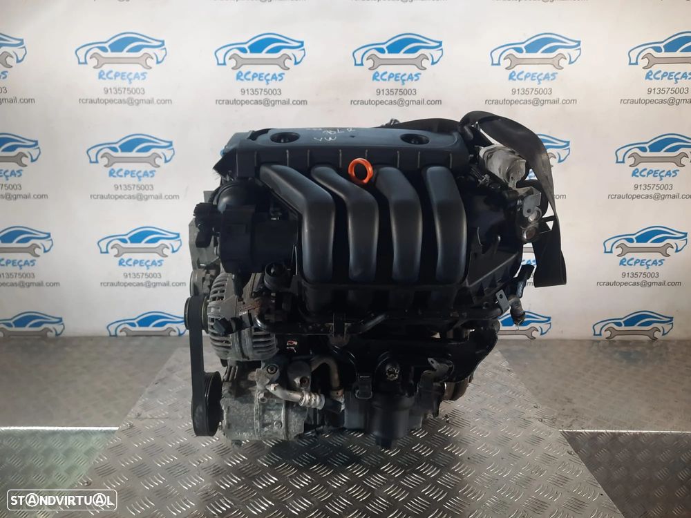 MOTOR ENGINE COMPLETO VOLKSWAGEN GOLF V 5 MK5 2.0 FSI 16V 150CV BLR PASSAT B6 AUDI A3 8P SEAT LEON 1P ALTEA 5P TOLEDO III 3 MK3 SKODA OCTAVIA II 2 MK2 MOTOR ARRANQUE ALTERNADOR COMPRESSOR AR CONDICIONADO BOMBA DIRECAO DIREÇÃO TURBO INJETOR INJETORES - 3
