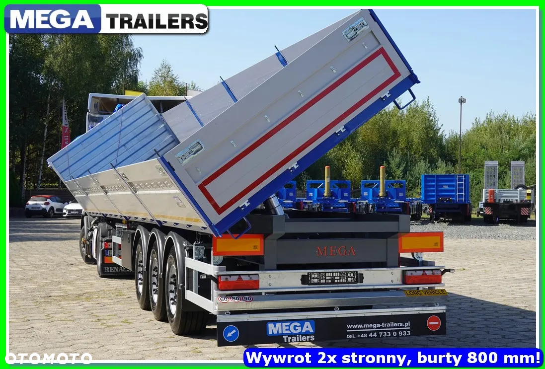 Mega 25 m³ wywrotka - platforma, 2-stronna, HARDOX 450 !!! - 11
