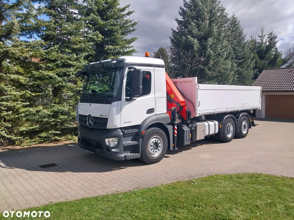 Mercedes-Benz 3-str. wywrotka z PALFINGER PK 19001 - 15