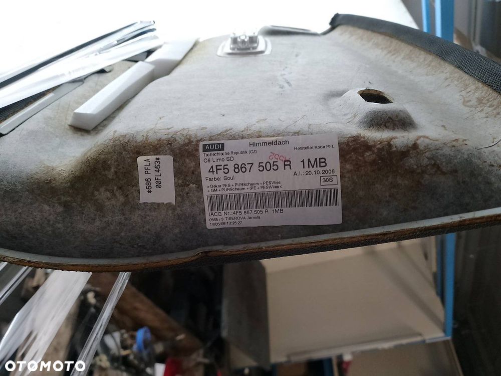 PODSUFITKA AUDI A6 C6 4F5867505R - 2