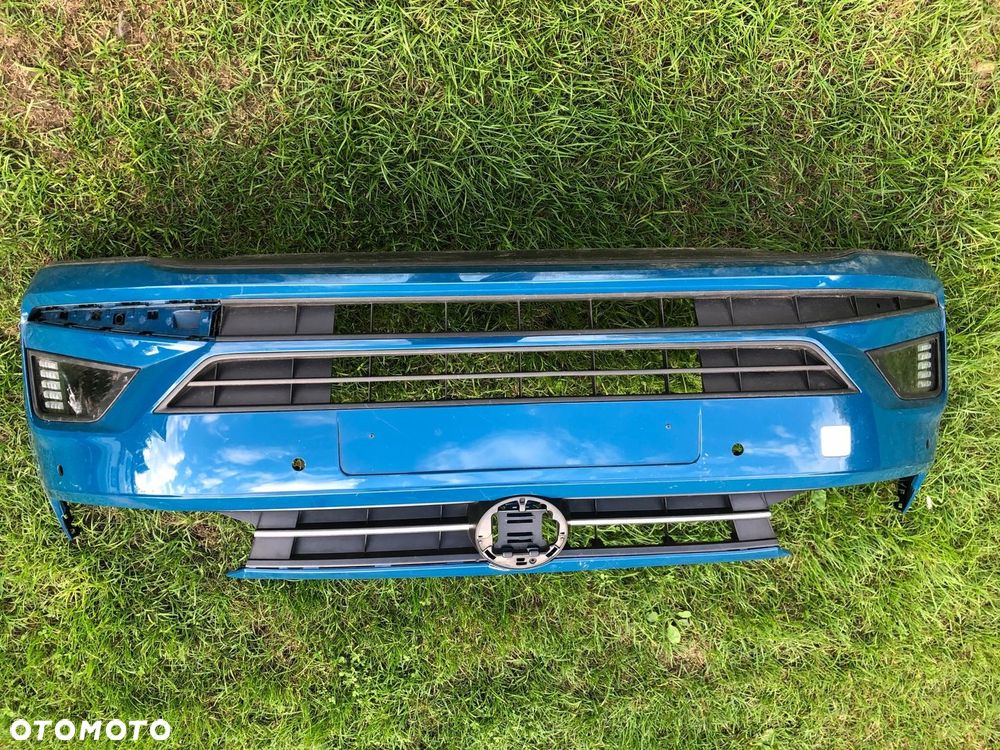 VW POLO 2G0 ZDERZAK PRZEDNI HALOGEN GRILL BELKA - 6