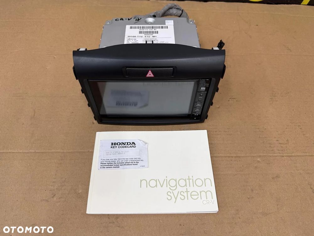 HONDA CR-V IV LIFT 15-18 PANEL RADIO NAWIGACJA NAVI 39100-T1V-E52-M1 - 1