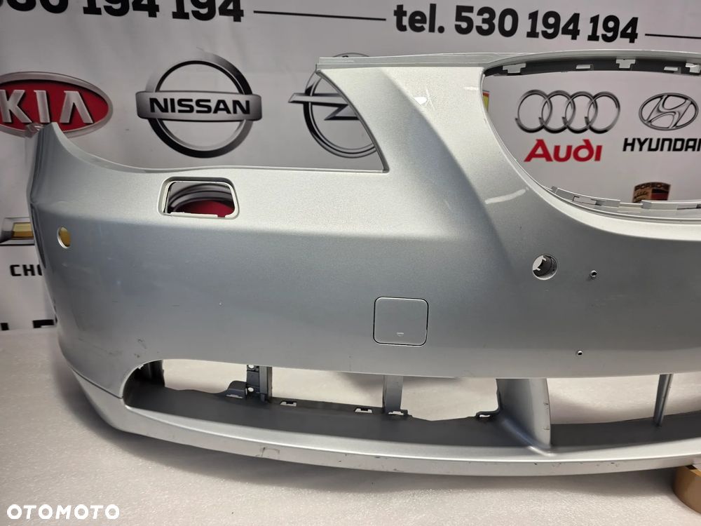 BMW E60 / E61 03-06 ZDERZAK PRZEDNI PRZÓD NA SPRYSKI + 4xPDC , NR 5111703369 / 703369 , NR AUKCJI NZ1704 - 13