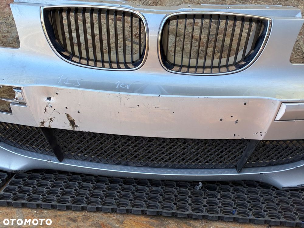 BMW 1 E87 ZDERZAK PRZÓD  PRZEDNI  HALOGEN NERKI GRILL KOMPLET - 6