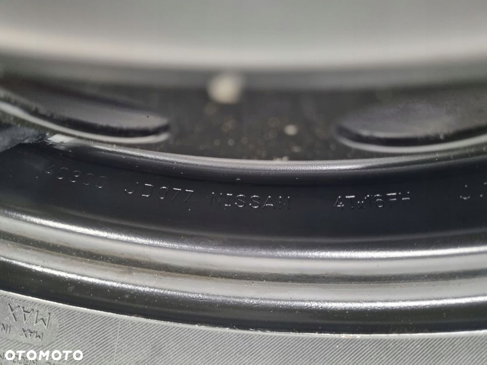 KOŁO DOJAZDOWE dojazdówka Nissan QASHQAI 145/90 R16 5x114,3 40300 JD077 - 5