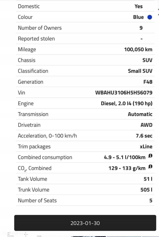 AUTOMATYCZNA SKRZYNIA BIEGÓW BMW X1 F48 2.0 D DIESEL _ TG-81SC GB074-01 - 3
