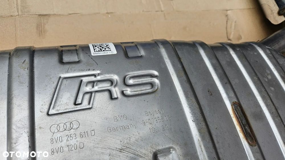 AUDI RS3 8V0 TŁUMIK KOŃCOWY 8V0253611D  8V0253611 D kompletny - 16