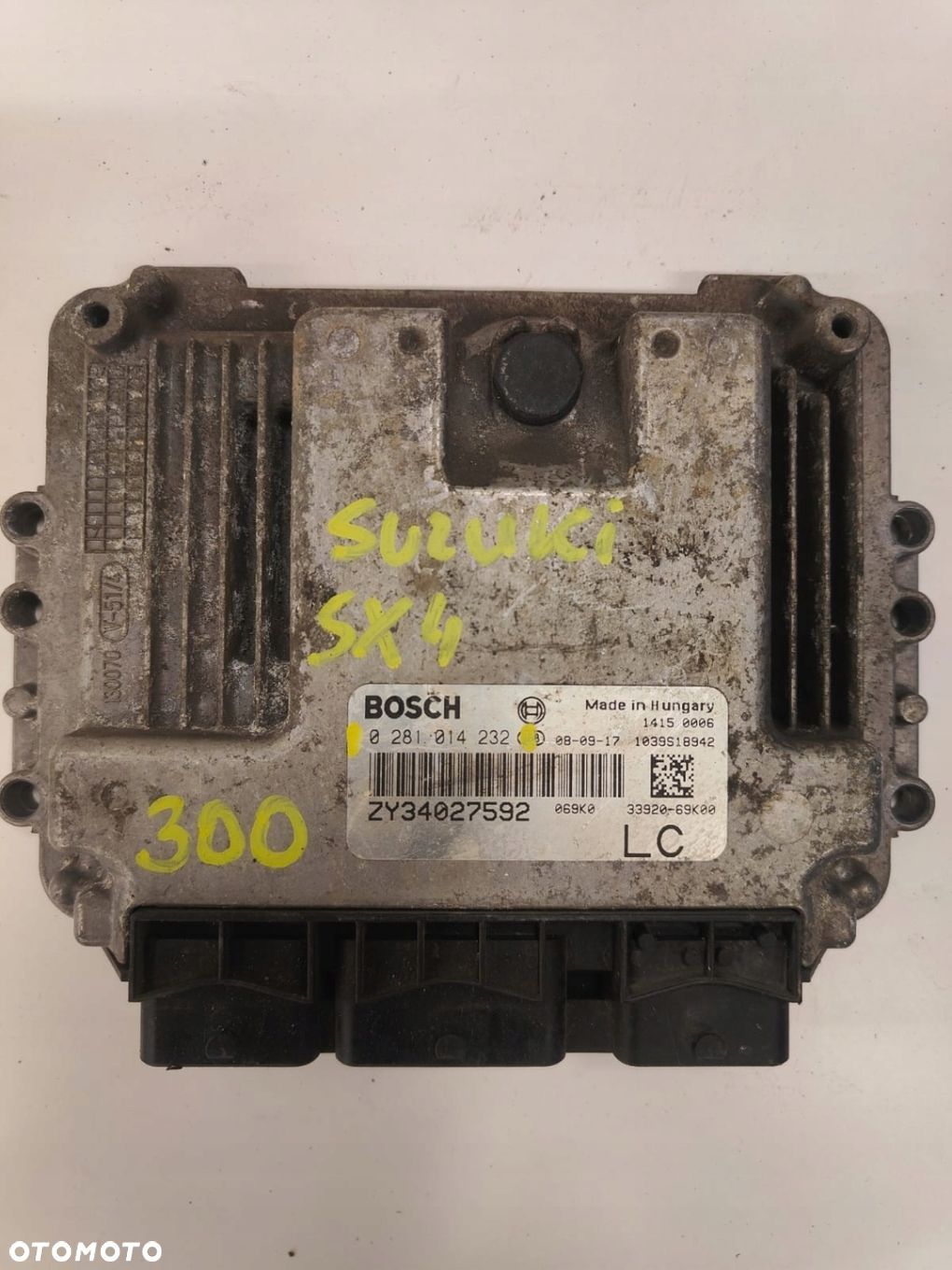Suzuki sx4 0281014232 ZY34027592 KOMPUTER STEROWNIK SILNIKA - 1