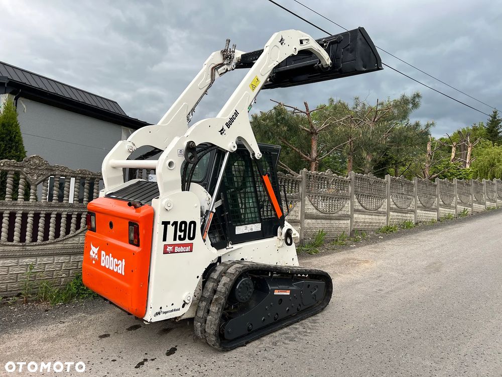Bobcat T190 | Ładowarka Gąsienicowa BOBCAT T 190 | Joystick | Łyżka | Widły | Waga 3450kG | Miniładowarka | Stan Bardzo Dobry | CENA BRUTTO | - 14