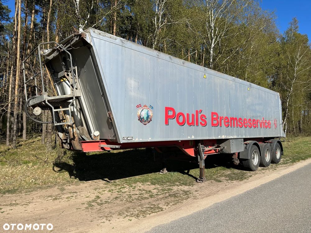 Kel-Berg NACZEPA WYWROTKA 60m3 EL PLANDEKA NA PILOTA SUPER STAN - 1