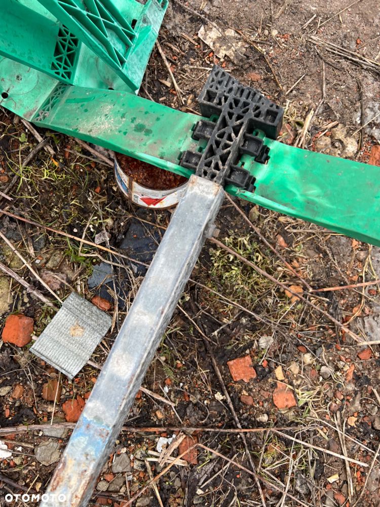 Prawe Drzwi naczepy Wielton + słupek Belki dachu+wózek - 6