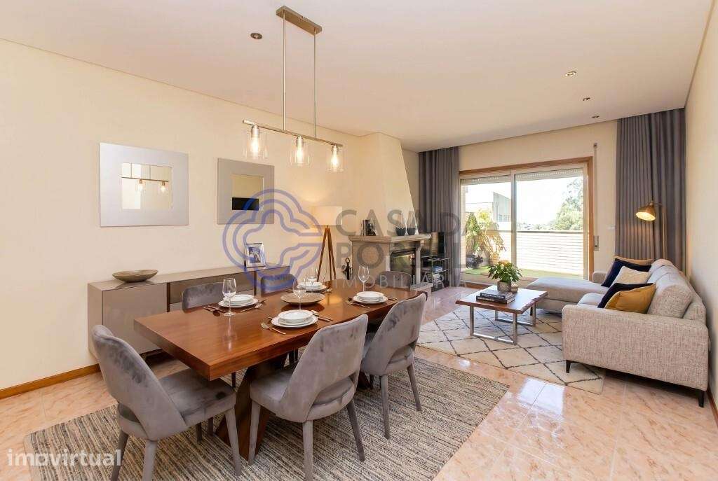Apartamento T2 com Terraço, Varanda e Escritório em São João de Ver - Grande imagem: 5/26