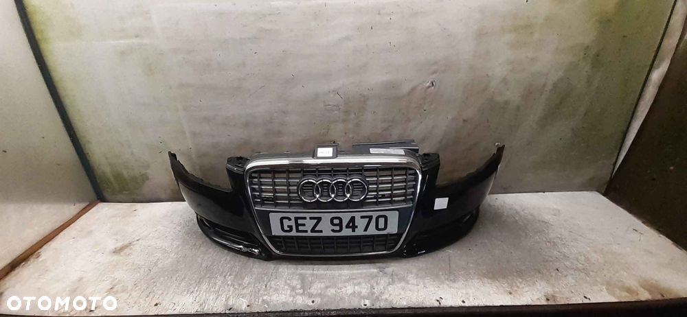 ^ ZDERZAK PRZÓD PRZEDNI AUDI A4 B7 S LINE LC9Z CZARNY HALOGENY
