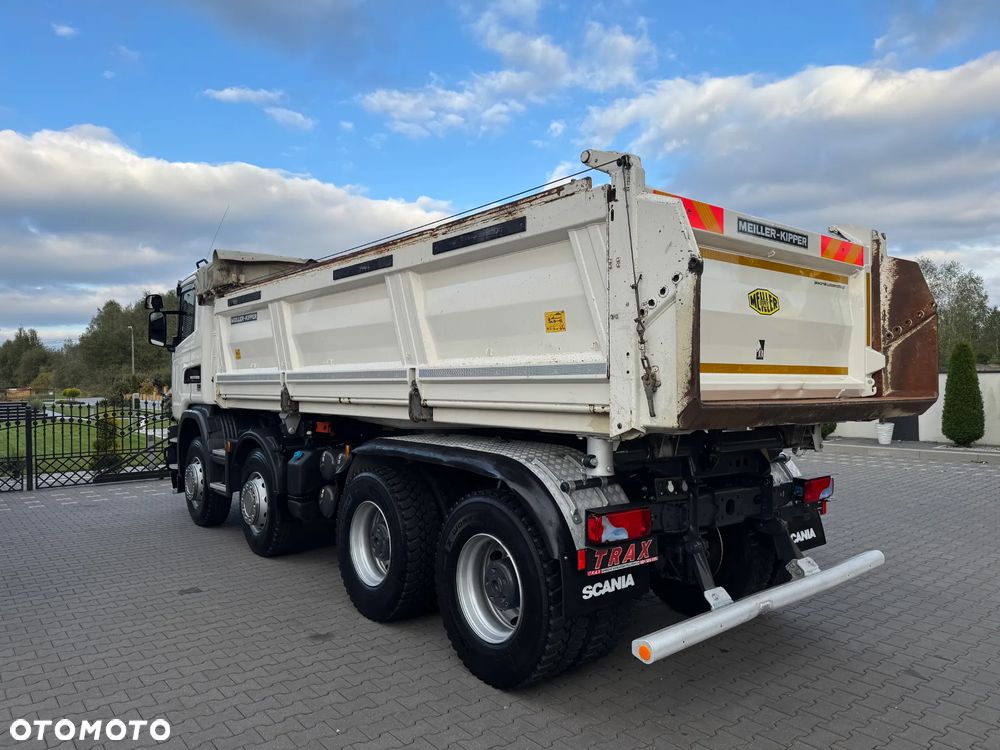 Scania R450 bez EGR, 8x4 wywrotka 3-str.MEILLER, 34000 kg DMC, BORDMATIC, ZWOLNICE, 2017r IDEALNY STAN - 12