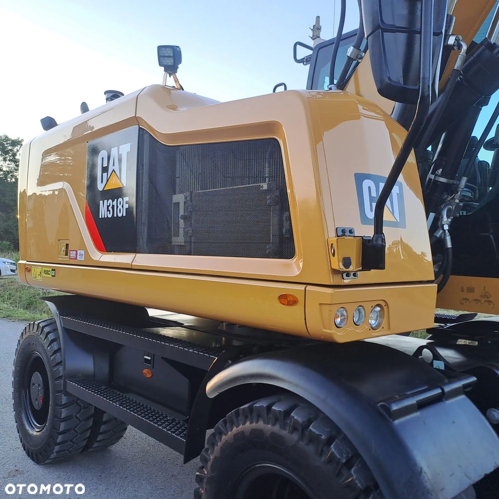Caterpillar KOPARKA KOŁOWA M 318F ROTOTILT ENGCON / LEICA / NOWE OPONY FULL OPCJA !! 17,6.T - 9
