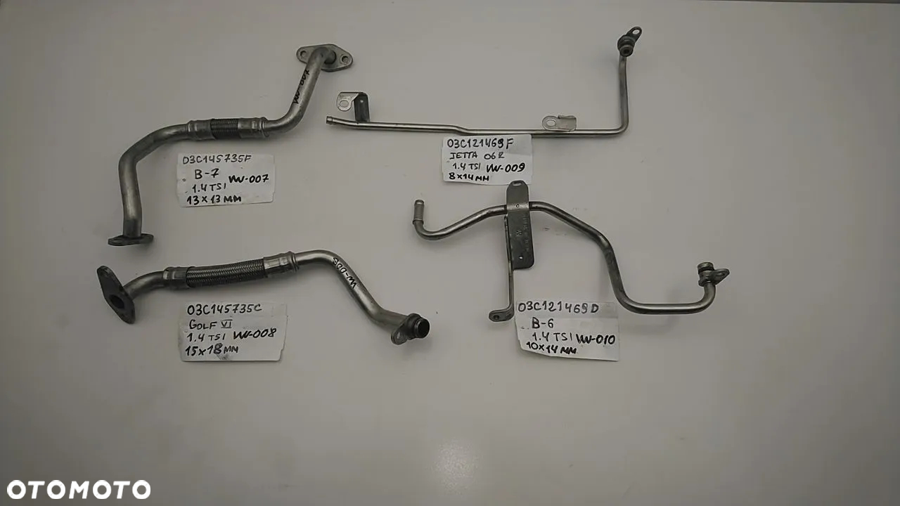 VW AUDI SEAT SKODA RURKA TURBOSPRĘŻARKI - 2