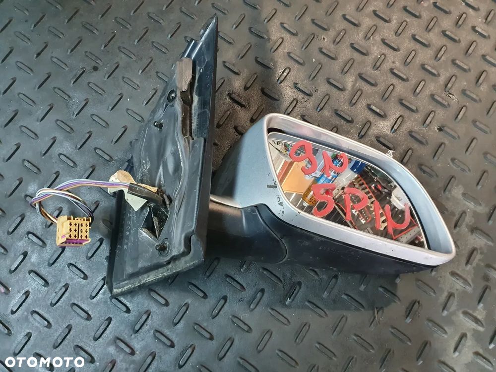 PRAWE LUSTERKO VOLKSWAGEN POLO 9N 2001-2005 5 PIN EUROPA SREBRNE - 3