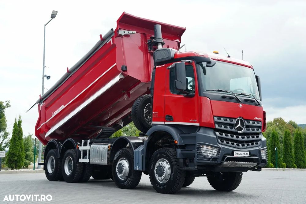 Mercedes-Benz AROCS 4145 / 8x8 / BASCULATOR SPATE / KH-KIPPER / EURO 6 - 7