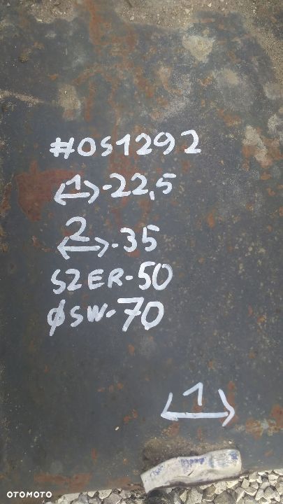 Szybkozłącze Neuson 1202 B - 355 50 22,5 70 [OS1292] - 2