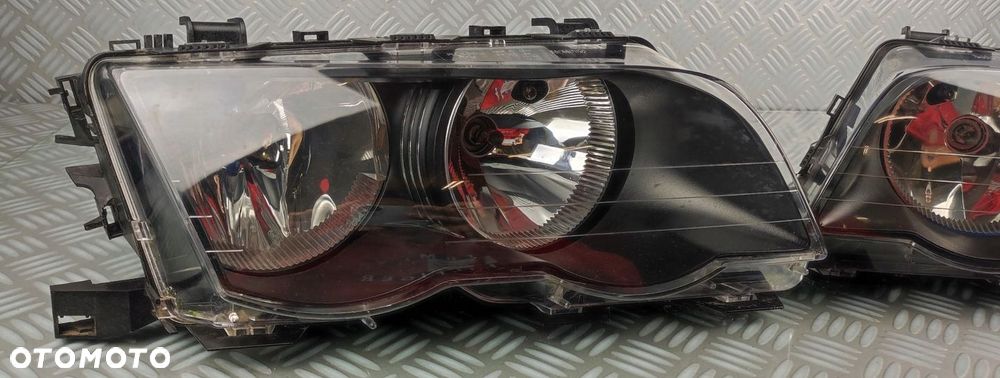 Reflektor lampa lewa lewy prawa prawy przód BMW 3 E46 Sedan Touring… - 4