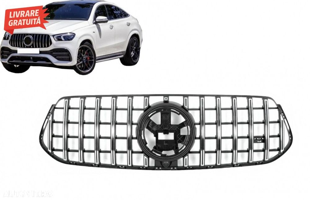 Grila Centrala Mercedes GLE SUV W167 V167 GLE Coupe C167 Sport Package - 6