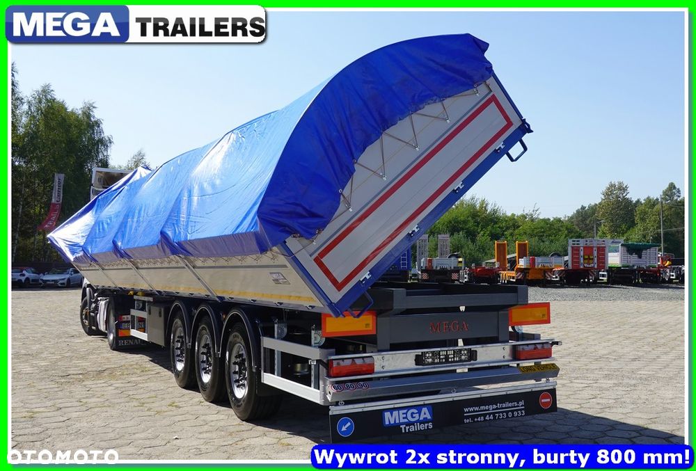 Inny Platforma / Wywrotka 2 strona, 12,60 m, burta 800 mm! - 16