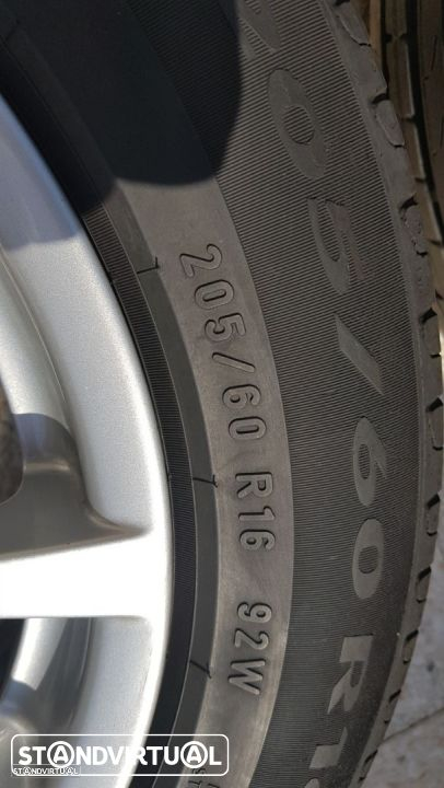 Jantes 16 com pneus bons RFT bmw serie 3 F30 + F31 - 3