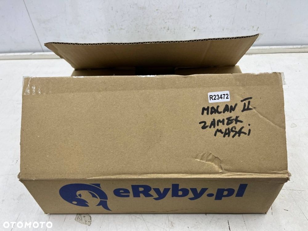 Zamek maski Porsche Macan II 95c 24r.- rygiel mocowanie podstawa zamka maski łącznik pasa komplet - 11