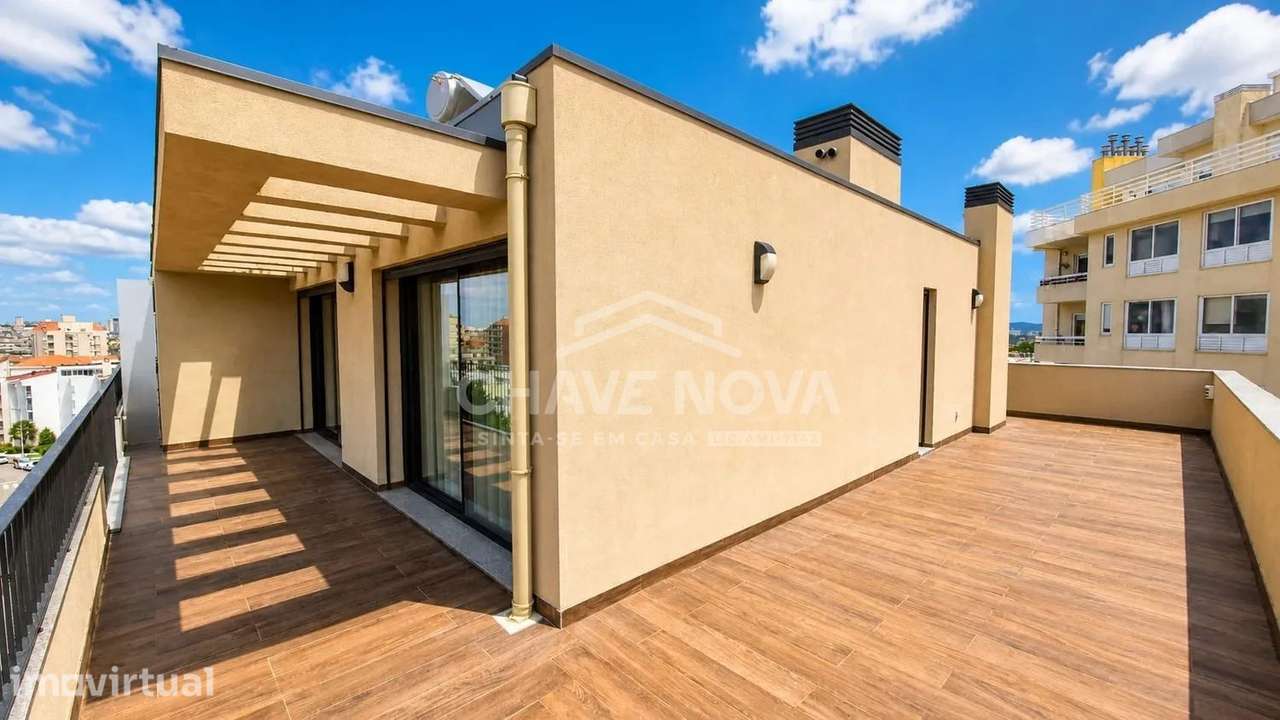 T3 c/ Terraço (77.35m2) e Garagem Box em Mafamude (El Corte Inglés) - Grande imagem: 2/26