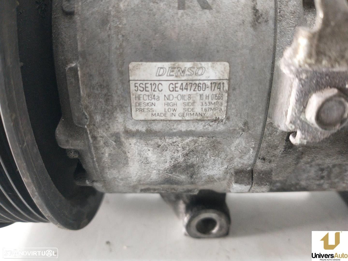 COMPRESSOR AR CONDICIONADO TOYOTA COROLLA VERSO 2006 -4472601741 - 1