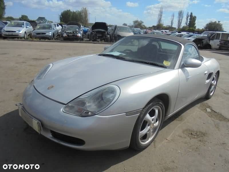 PORSCHE BOXTER 986 911 996 DRZWI LEWE SREBRNE KOMPLETNE - 1