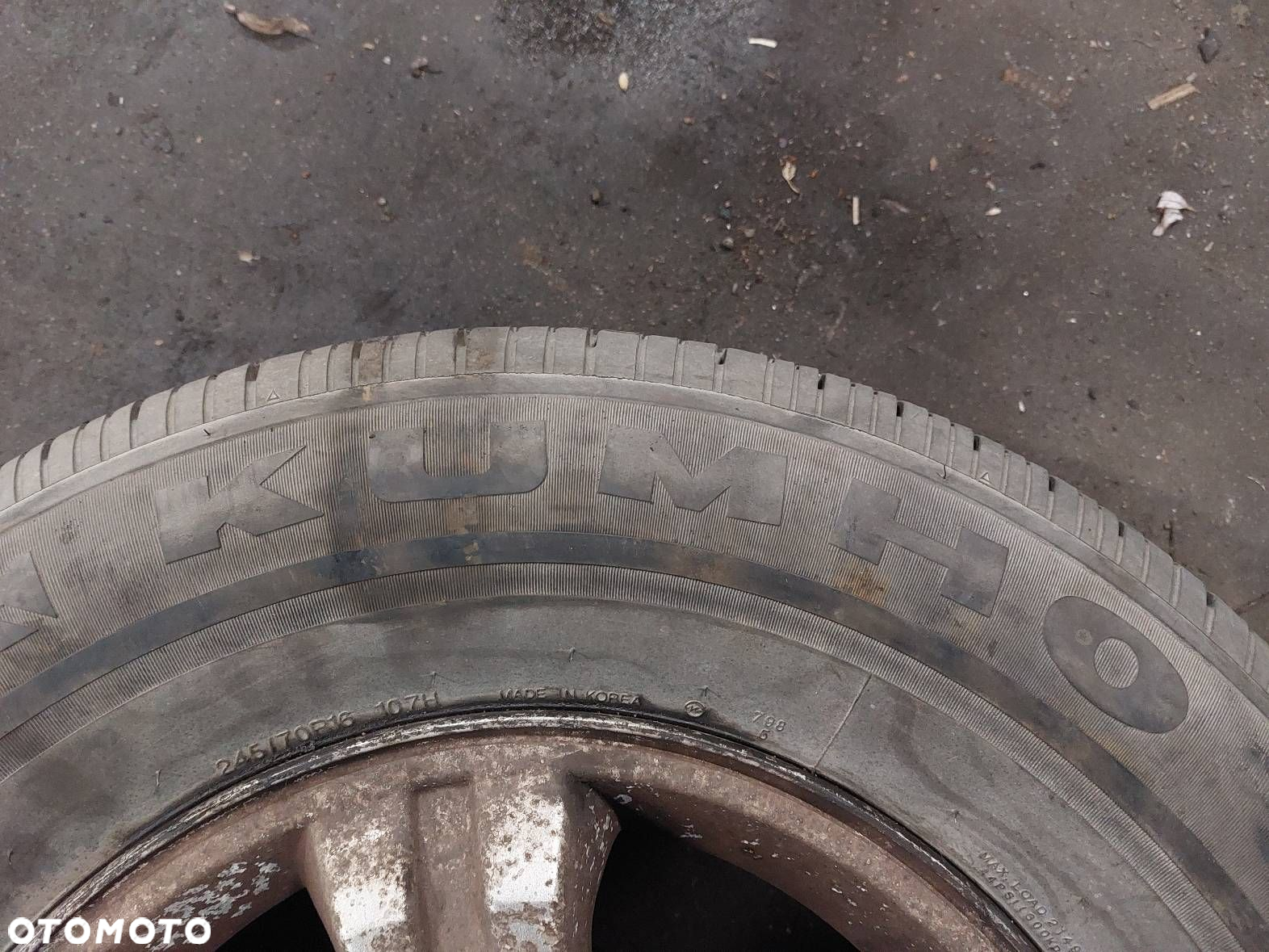 KOŁO ZAPASOWE ZAPAS 5x139,7 7Jx16 FI95,1 245/70R16 KIA SORENTO - 5