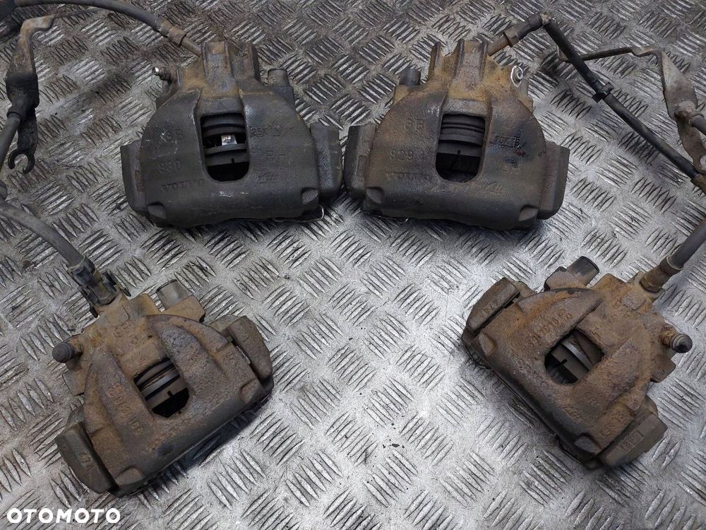 TARCZE HAMULCOWE TYŁ + PRZÓD + ZACISKI KOMPLET VOLVO S60 I 2.4 D5 - 9