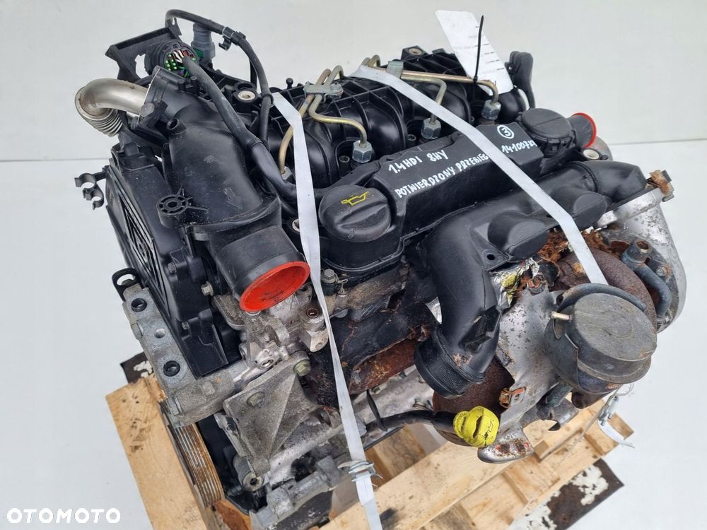 SILNIK KOMPLET Citroen C3 1.4 HDI 90KM 02-09r DELPHI serwisowany 141tyś 8HY - 13