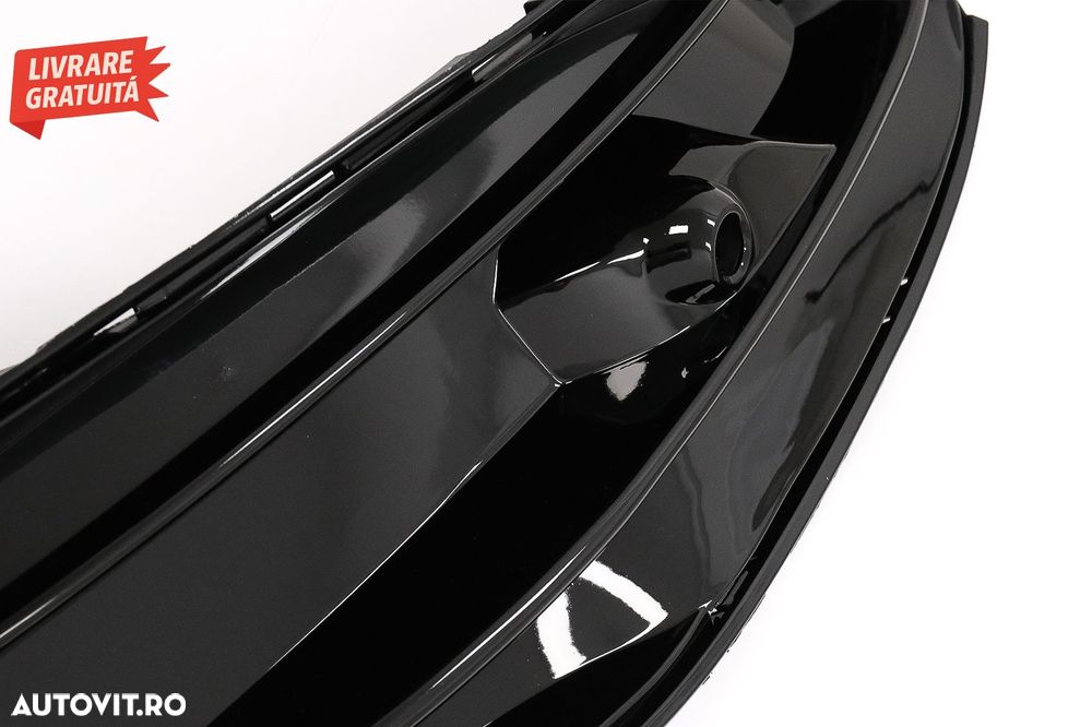 Grile Laterale Bara Fata Negru Lucios Mercedes CLA W117 C117 Facelift (2016-2018) - livrare gratuita - 8