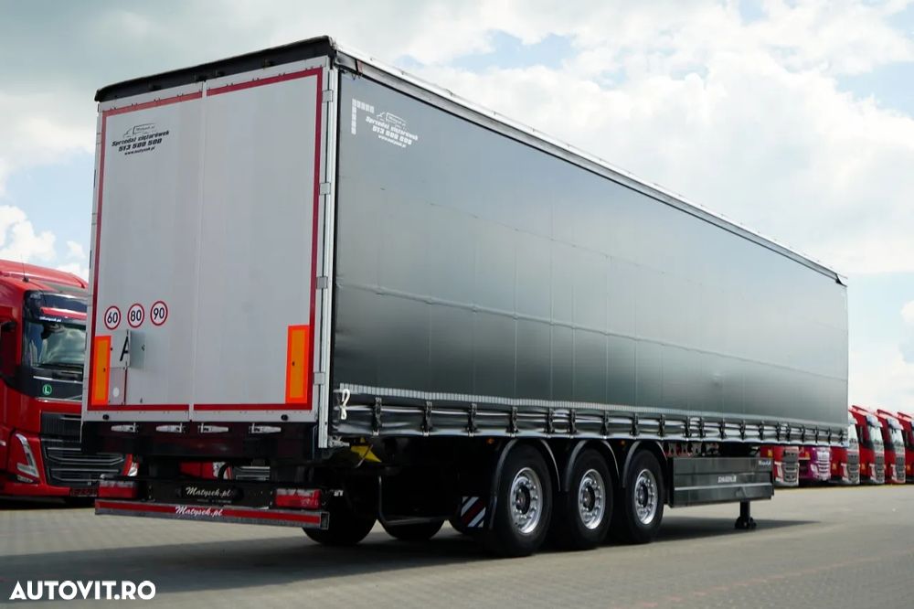 Schmitz Cargobull / CORTINĂ / STANDARD / COȘ PENTRU PALEȚI / AXE SAF / - 8