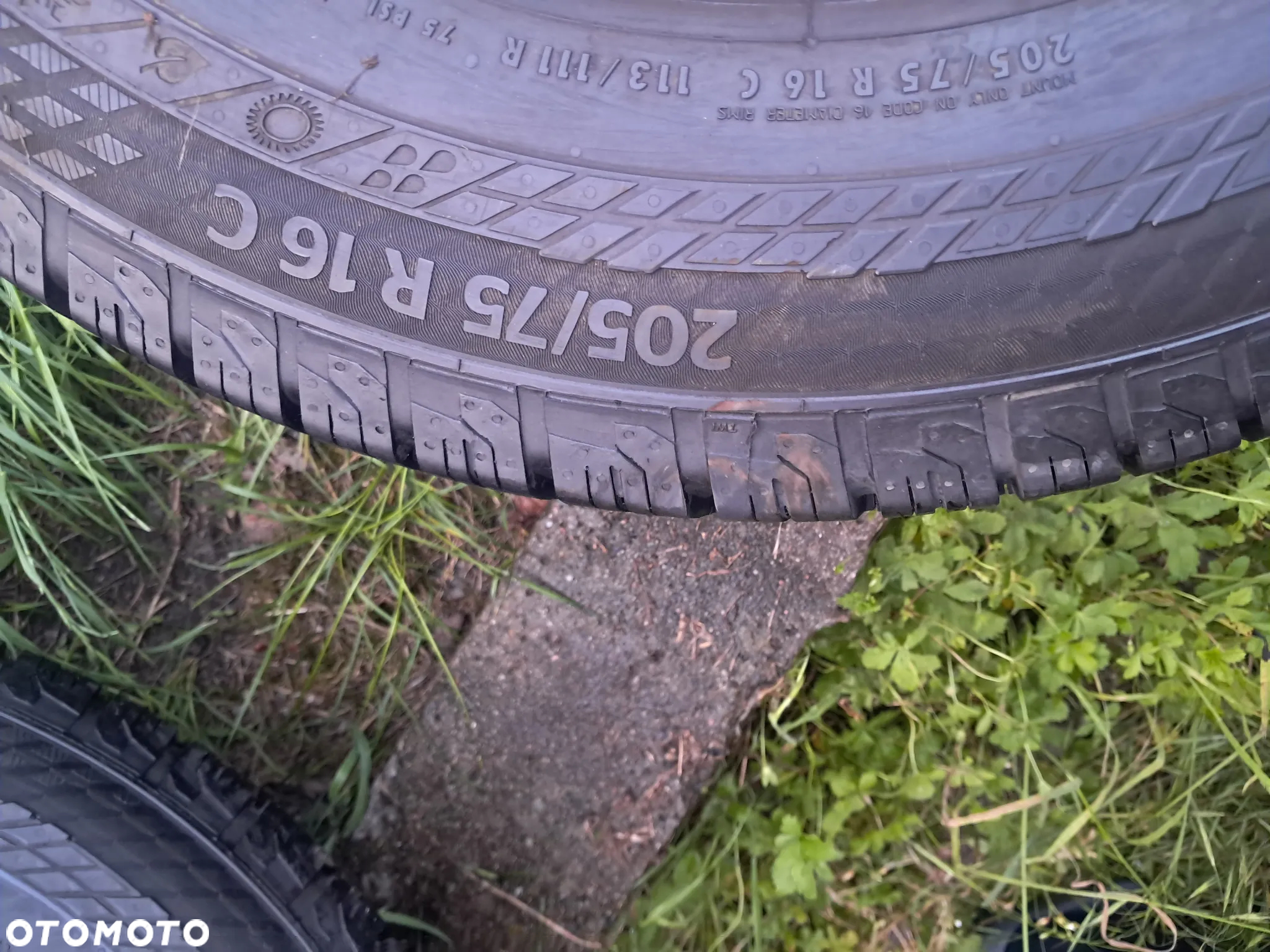 Opony wielosezonowe 205/75/16C 205/75R16C Continental Conti VanContact 4season komplet 4szt crafter ducato - 9