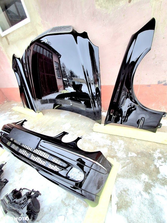 Mercedes W211 przód AVANTGARDE lak 185 maska zderzak błotniki - 4