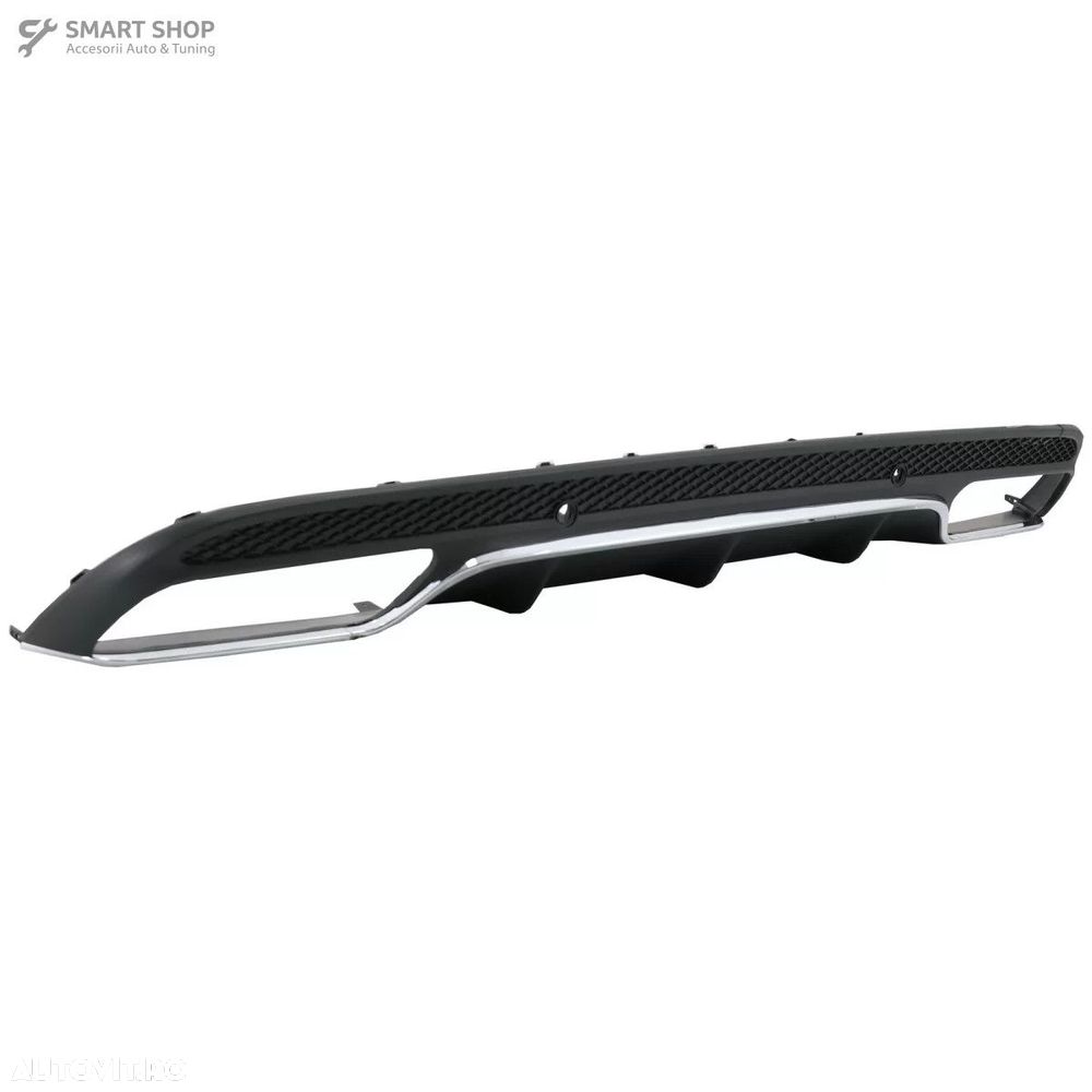 Difuzor Bara Spate cu Ornamente tobe Negre Mercedes C-Class W205 S205 - 4