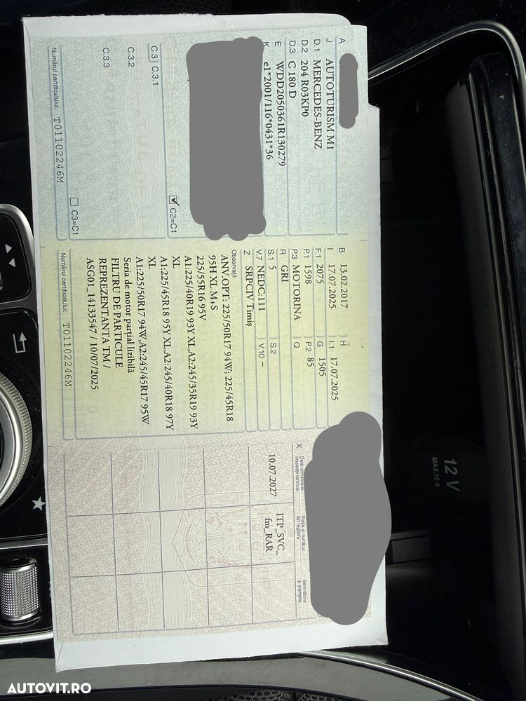 Mercedes-Benz C 180 (BlueTEC) d 7G-TRONIC - 7