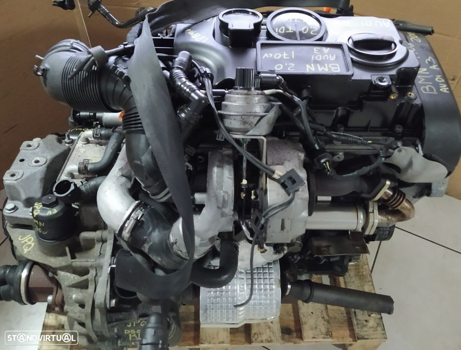 motor audi A3 2.0tdi 170cv Bmn - caixa automatica DSG 6v JPQ - 4