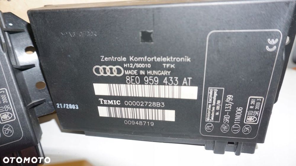 MODUŁ STEROWNIK KOMFORTU  KOMFORT AUDI A4 B6 B7 EXEO A2 A 2 - 4