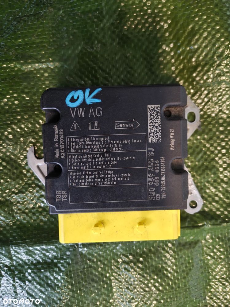Vw Skoda Audi moduł sterownik airbag poduszek powietrznych 5Q0959655BJ - 1