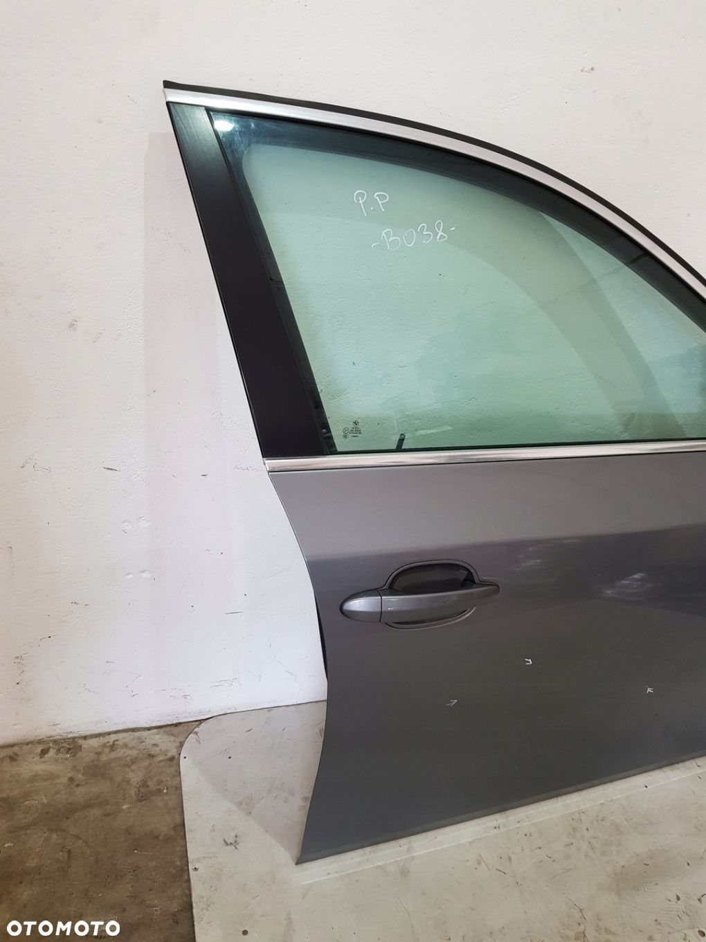 DRZWI PRAWE PRAWY PRZÓD BMW E60 E61 LCI EUR SPACEGRAU METALLIC A52/7 - 9